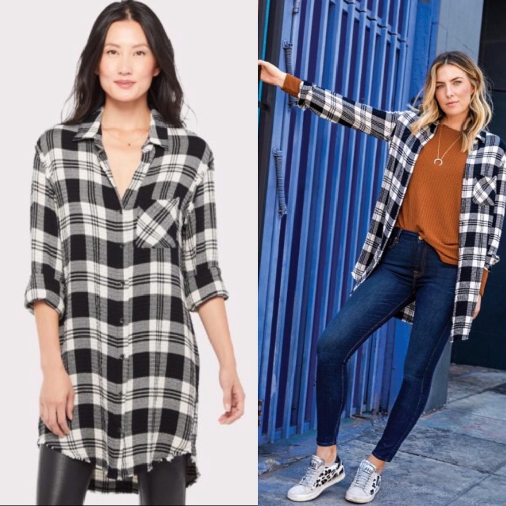 Anthro Cloth & Stone highland peak maxi shirt